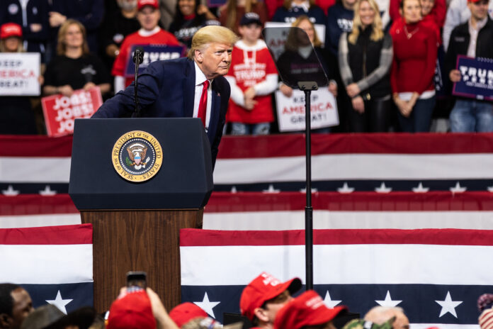 Des,Moines,,Ia,/,Usa,-,01/30/2020:,President,Donald,J.