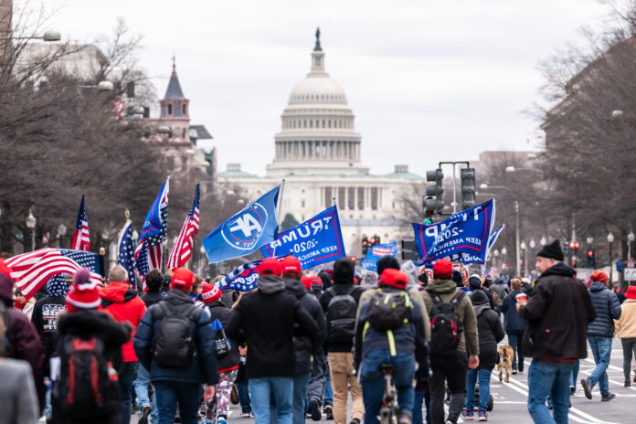 Trump,Supporters,Were,Marching,To,Capitol,Hill,On,January,6th